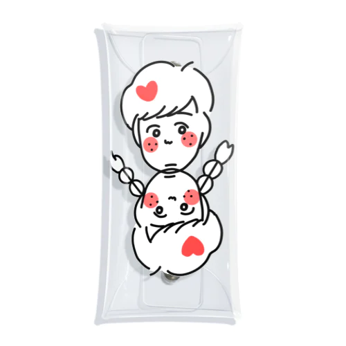 男女 Clear Multipurpose Case