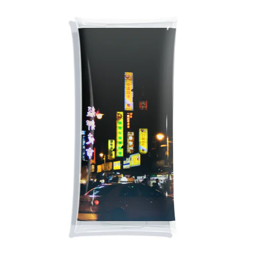 台北的夜市 Clear Multipurpose Case