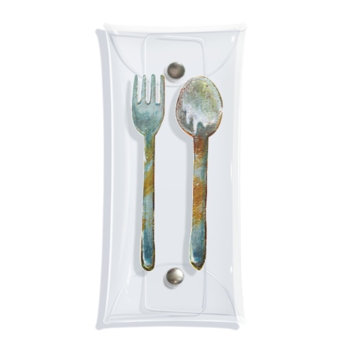 カトラリーケース Clear Multipurpose Case