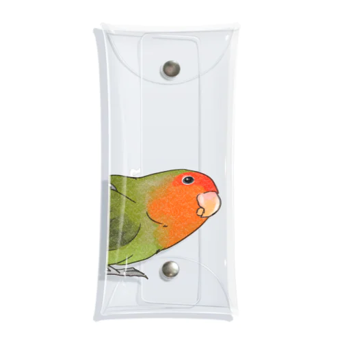 おすましコザクラインコ　きなこちゃん【まめるりはことり】 Clear Multipurpose Case