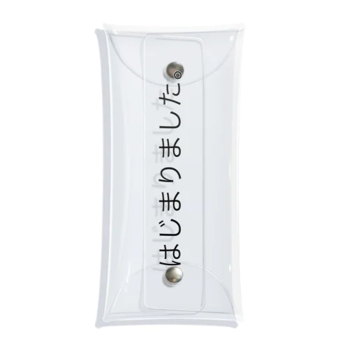 文字シリーズ Clear Multipurpose Case