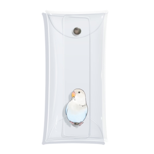 おすましコザクラインコ　らむねちゃん【まめるりはことり】 Clear Multipurpose Case