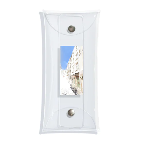 Sky and green door Clear Multipurpose Case