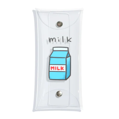 milk クリアマルチケース
