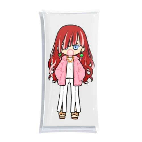 可愛い女の子🎀♀コギャルちゃん Clear Multipurpose Case