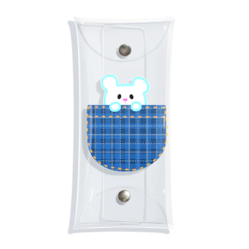 白くまくんinポケット Clear Multipurpose Case