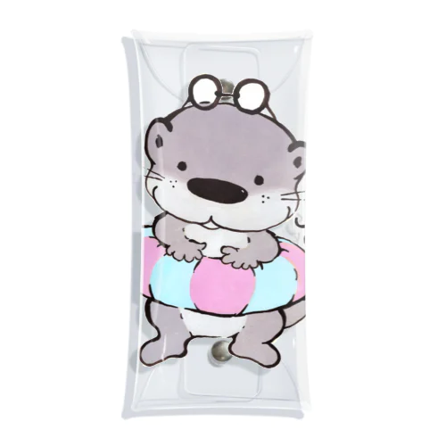 カワウソくん。 Clear Multipurpose Case