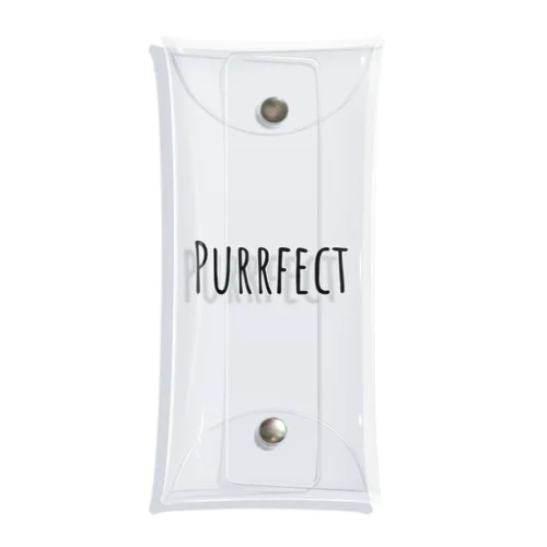 Purrfect 『パーフェクトだにゃ』 Clear Multipurpose Case