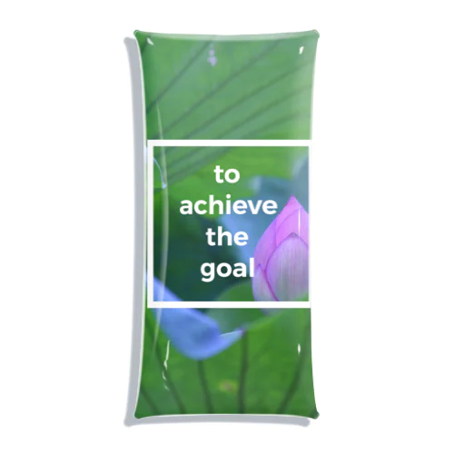 to  achieve the goal クリアマルチケース