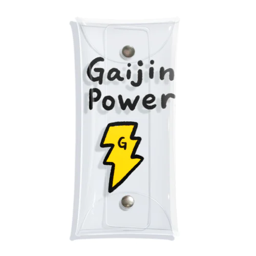 外人パワー Gaijin Power Clear Multipurpose Case