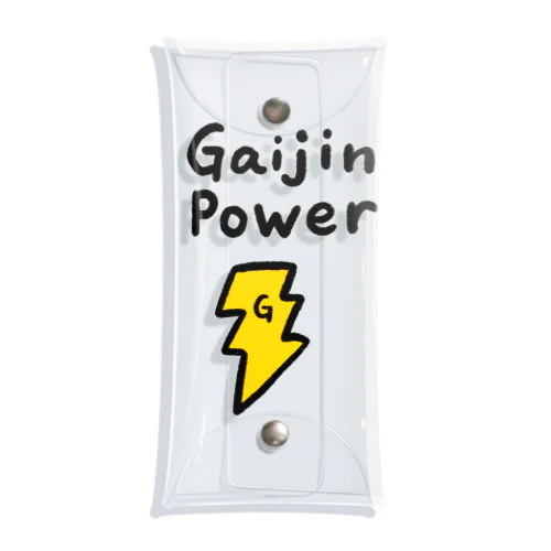 外人パワー Gaijin Power クリアマルチケース