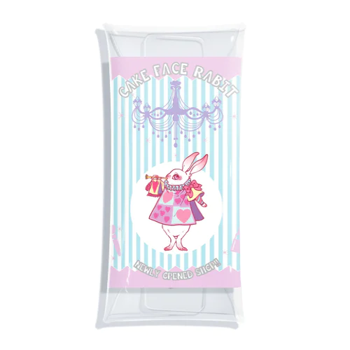 CAKE FACE RABIT Clear Multipurpose Case