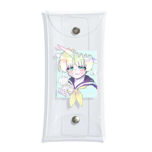 ゆにこーんちゃん Clear Multipurpose Case