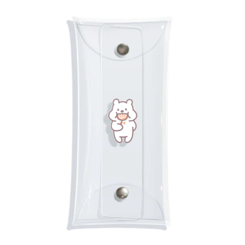 LITTLE WHITE BEARS(もぐもぐ） Clear Multipurpose Case