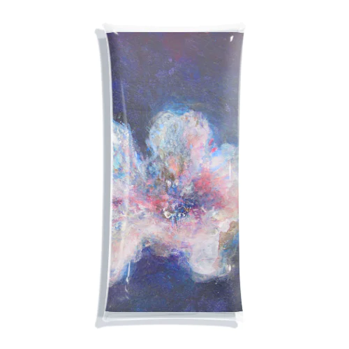 flower in blue Clear Multipurpose Case