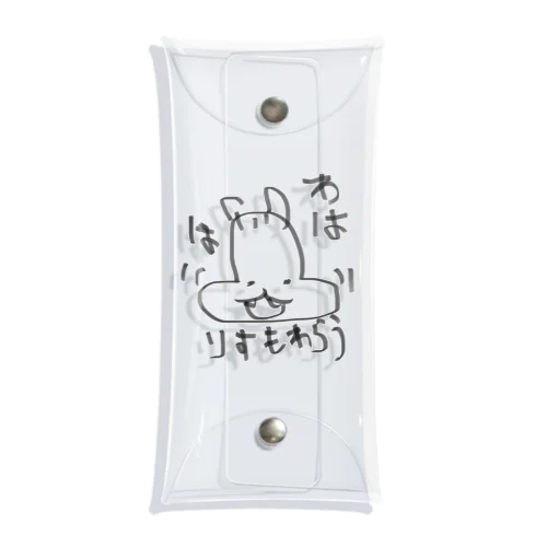 りすの笑い Clear Multipurpose Case