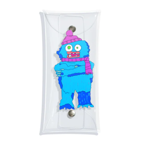 depressed yeti （chill) Clear Multipurpose Case