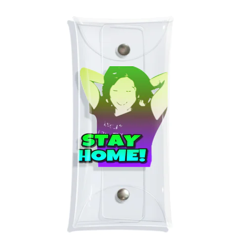 STAY HOME Clear Multipurpose Case