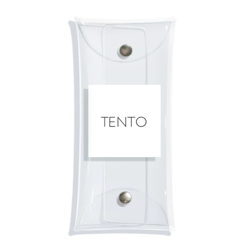 TENTO Logo【White】 クリアマルチケース