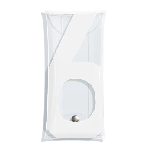 number 6 Clear Multipurpose Case