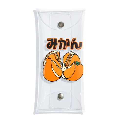 みんな大好きミカン🍊 Clear Multipurpose Case