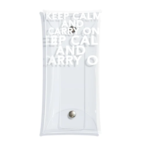 KEEP CALM AND CARRY ON_3 クリアマルチケース