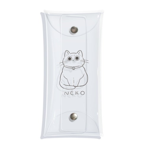 にゃんこ大佐グッズ Clear Multipurpose Case