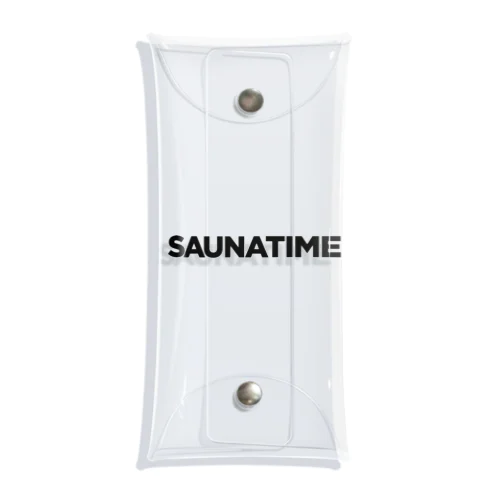 SAUNATIME　サウナ　Sauna　サウナタイム Clear Multipurpose Case