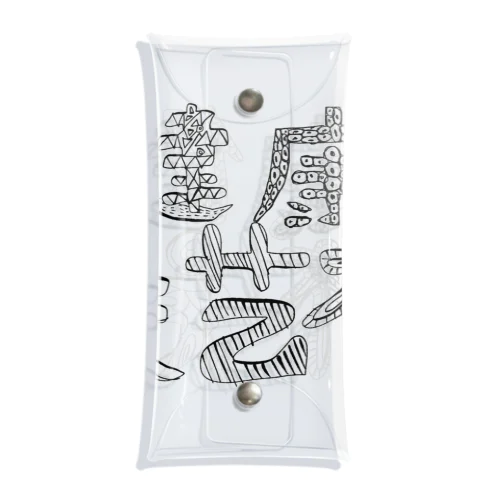 健康はアート Clear Multipurpose Case