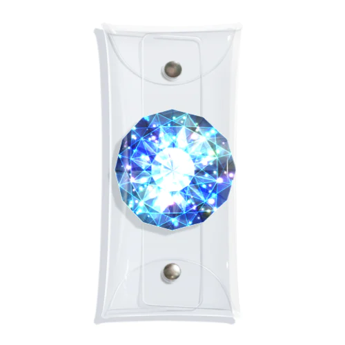 青い宝石 Clear Multipurpose Case