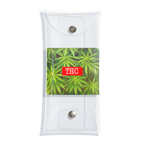 THC CBD 大麻　 투명 동전 지갑