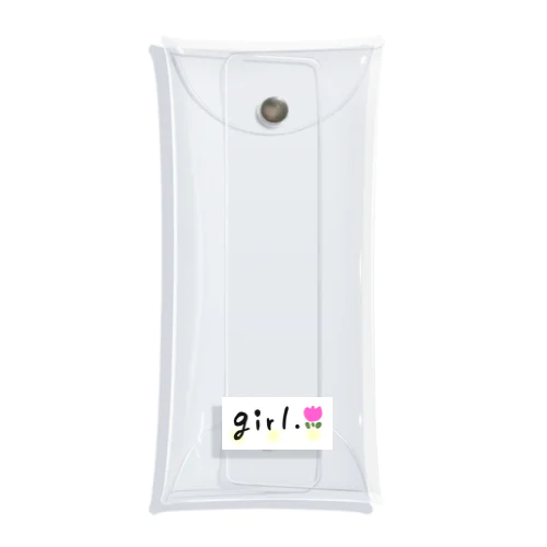 Girl. Clear Multipurpose Case