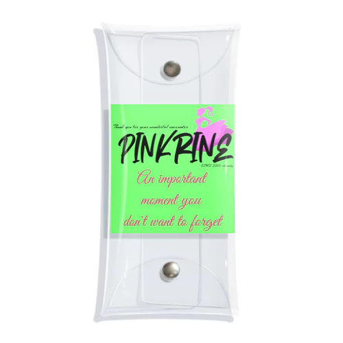 【Pink Rine】オリジナル❣️ Clear Multipurpose Case