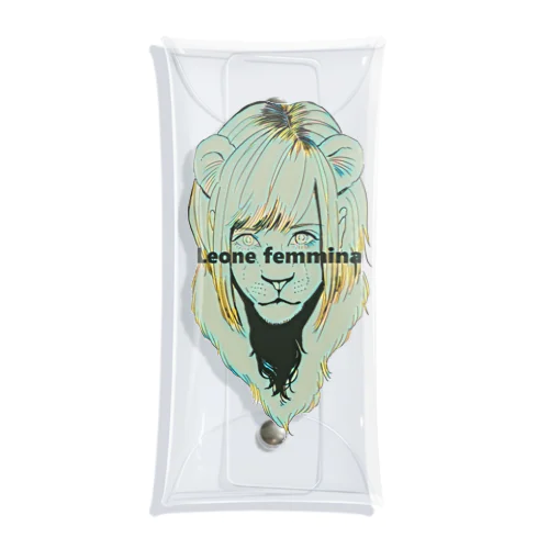 【Leone femmina】 クリアマルチケース