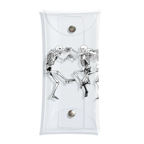 骨のスタンプ Clear Multipurpose Case