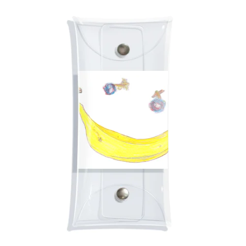 バナナスマイリー　Banana Smiley Clear Multipurpose Case