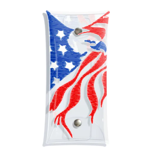 American Bald Eagle Clear Multipurpose Case