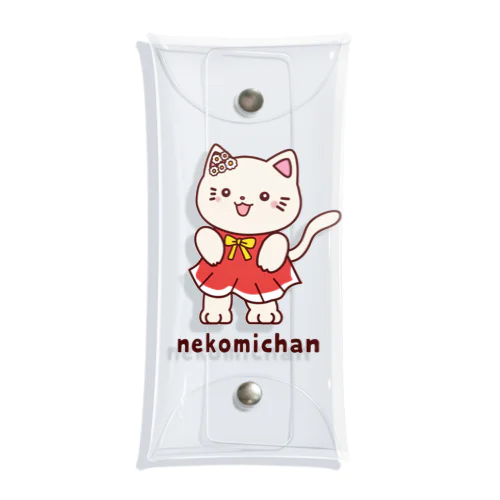 ねこみちゃん（笑顔） Clear Multipurpose Case