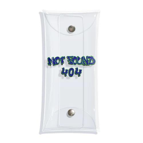 NOT FOUND 404 Clear Multipurpose Case