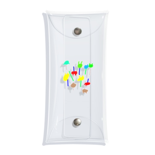 からからふるふる Clear Multipurpose Case