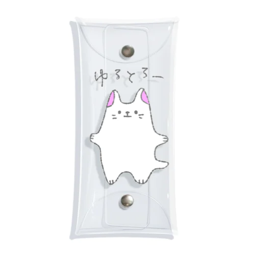 ゆるとろにゃんこ Clear Multipurpose Case