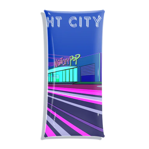 NIGHT CITY POP Clear Multipurpose Case