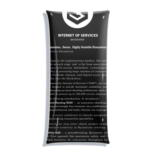 IOST whitepaper WH/BK Clear Multipurpose Case