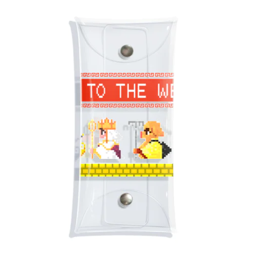 【SFC風】GO TO THE WEST【ドット絵 】 Clear Multipurpose Case