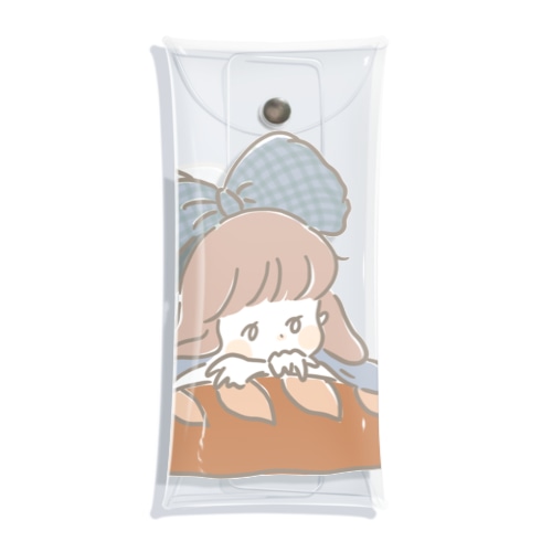 りこぱんケース Clear Multipurpose Case