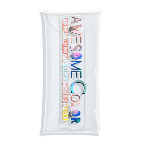 AwesomeColorオリジナル Clear Multipurpose Case