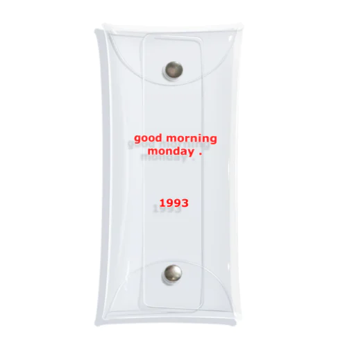 good morning Clear Multipurpose Case