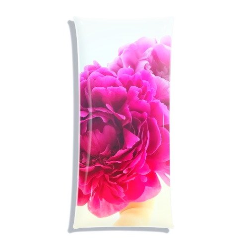 立てば芍薬、座れば牡丹の可憐な世界 Clear Multipurpose Case