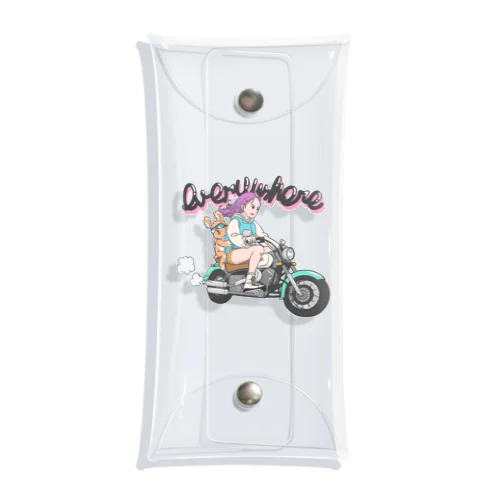 【girl】biker2 Clear Multipurpose Case