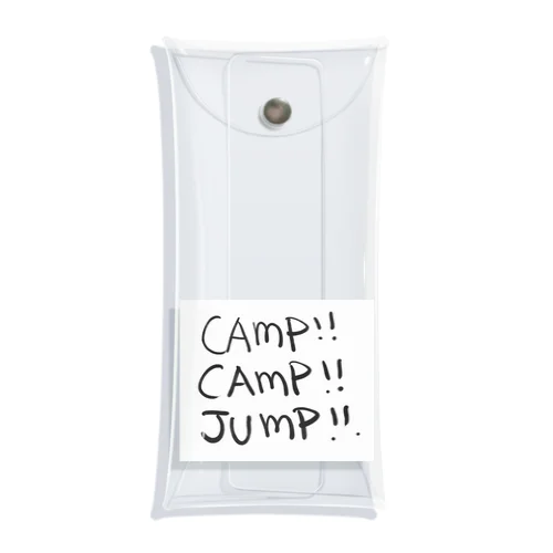camp!camp!jump! Clear Multipurpose Case